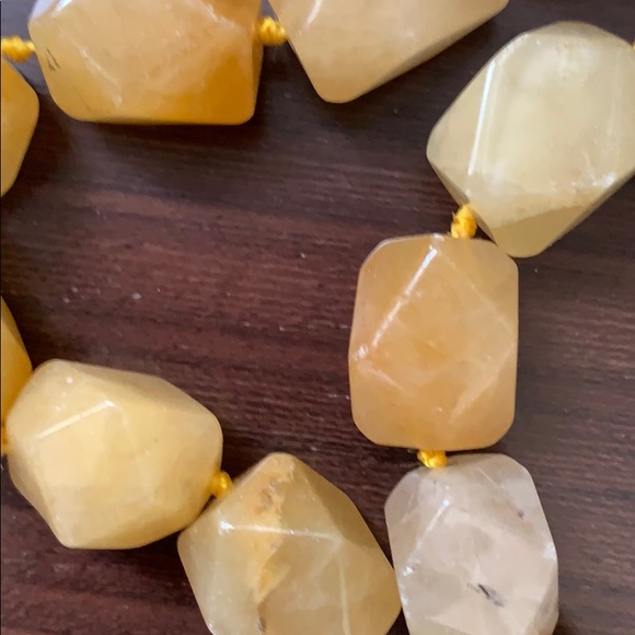 Jewelry - Stone onyx necklace +earnings
